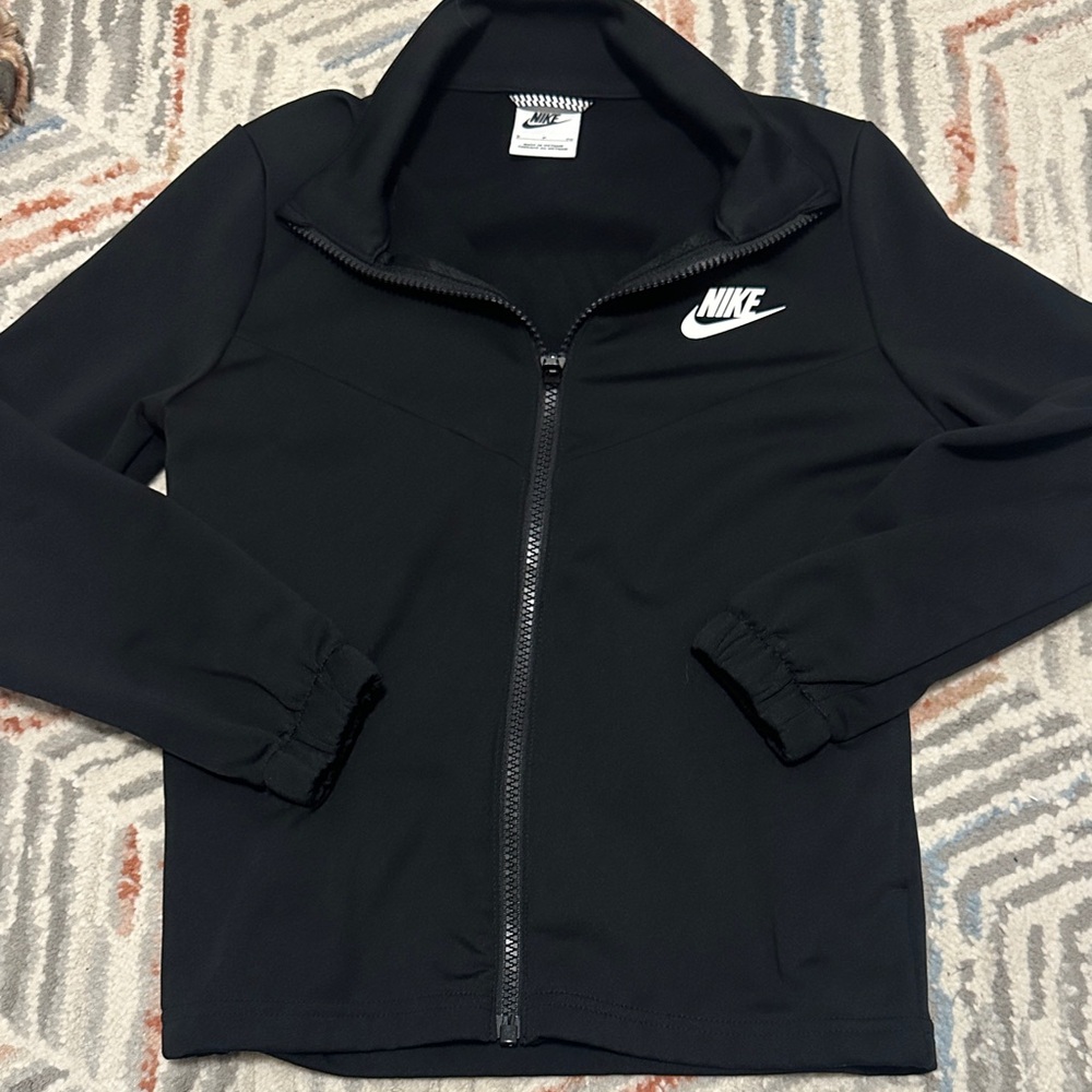 Nike Kids Black Full-Zip Jacket
